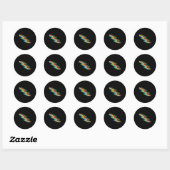 Disability Pride Maand Bewustzijn Disability vlag Ronde Sticker (Vel)