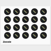 Disability Pride Maand Bewustzijn Disability vlag Ronde Sticker (Vel)