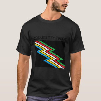 Disability Pride Maand Bewustzijn Disability vlag T-shirt