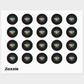 Disability Pride Maand Bewustzijn Trots Gehandicap Ronde Sticker (Vel)
