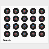 Disability Pride Maand Bewustzijn Trots Uitgeschak Ronde Sticker (Vel)