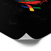 Disability Pride Maand Disability Pride Flag _2 Poster (Hoek)