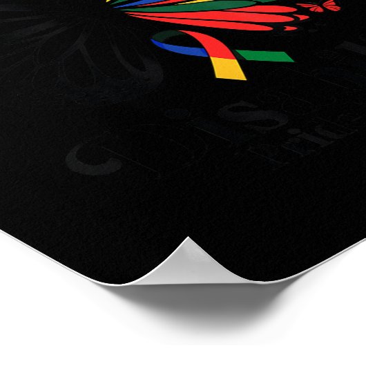 Disability Pride Maand Disability Pride Flag _2 Poster (Hoek)