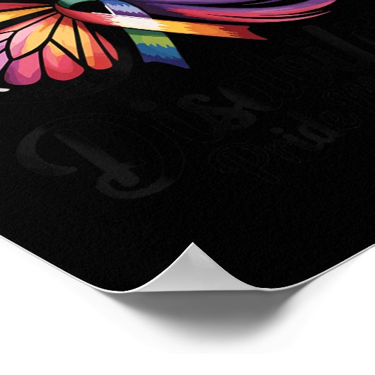 Disability Pride Maand Disability Pride Flag _4 Poster (Hoek)