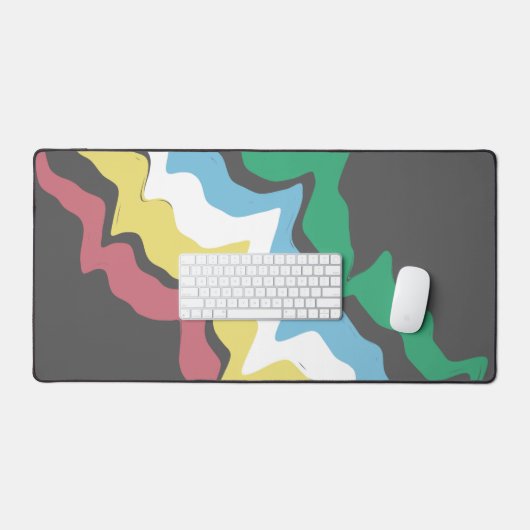 Disability Pride Maand van Juli Bewustzijn Kleuren Bureaumat (Keyboard & Muis)