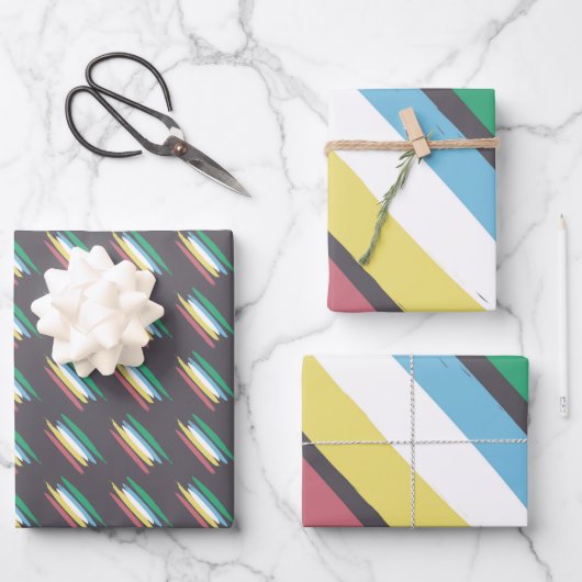 Disability Pride Month Of July Awareness Colors Inpakpapier Vel (Voorkant)