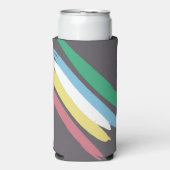 Disability Pride Month Of July Awareness Colors Seltzer Blikjeskoeler (Seltzer Voorkant)