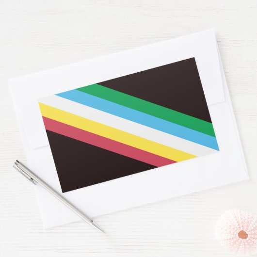 Disability Pride Rechthoekige Sticker (Envelop)