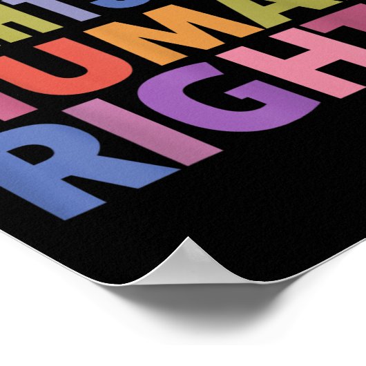 Disability Rights Are Human Rights Equality Trans Poster (Hoek)