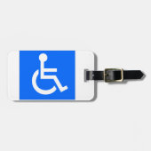 Disability Symbool Bagagelabel (Voorkant horizontaal)