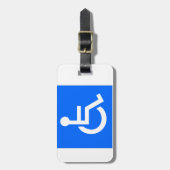 Disability Symbool Bagagelabel (Voorkant verticaal)