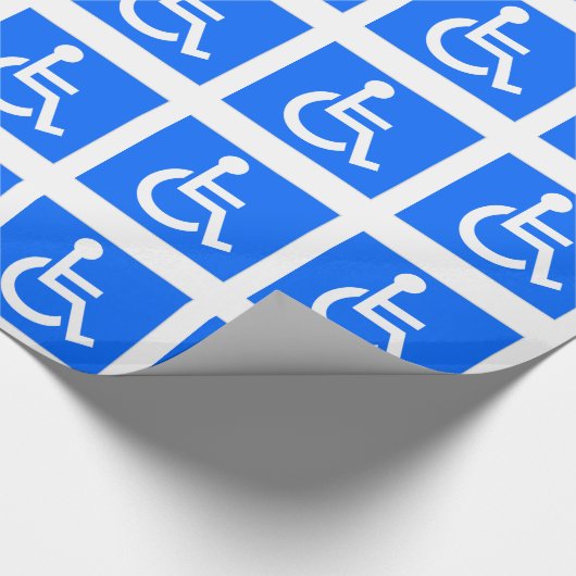 Disability Symbool Cadeaupapier (Hoek)