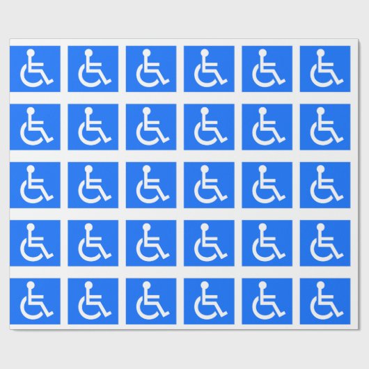 Disability Symbool Cadeaupapier (Vlak)