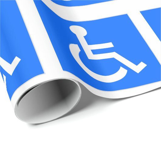 Disability Symbool Cadeaupapier (Rol Hoek)