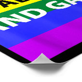 Disabled And Gay Funny For Men Women  Poster (Hoek)