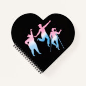 disabled trans design on heart shaped notitieboek (Voorkant)