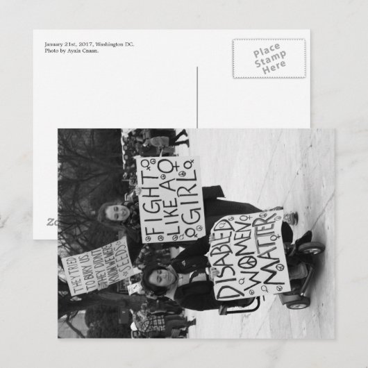 Disabled Women Matter Briefkaart (Voorkant / Achterkant)