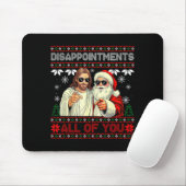 Disapintments All Of You Jesus Christmas Ugly Swea Muismat (Met muis)