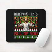 Disapintments All Of You Jesus Christmas Ugly Swea Muismat (Met muis)