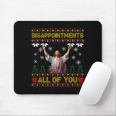Disapintments All Of You Jesus Christmas Ugly Swea Muismat (Met muis)