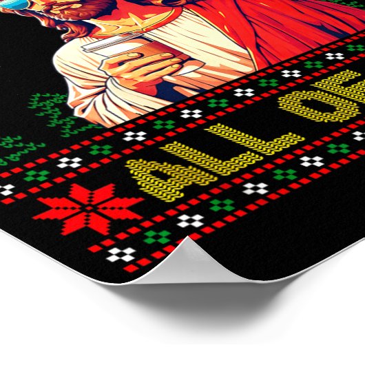 Disapintments All Of You Jesus Christmas Ugly Swea Poster (Hoek)