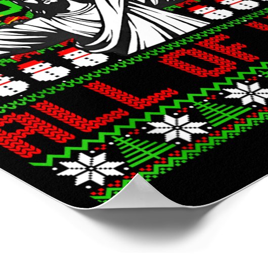 Disapintments All Of You Jesus Christmas Ugly Swea Poster (Hoek)