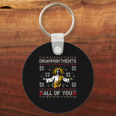 Disapintments All Of You Jesus Christmas Ugly Swea Sleutelhanger (Voorkant)