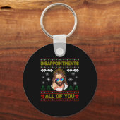 Disapintments All Of You Jesus Christmas Ugly Swea Sleutelhanger (Voorkant)