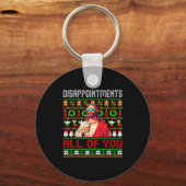 Disapintments All Of You Jesus Christmas Ugly Swea Sleutelhanger (Voorkant)