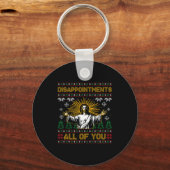 Disapintments All Of You Jesus Christmas Ugly Swea Sleutelhanger (Voorkant)