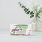 Disaster Day door thuiseigenaar Visitekaartje (Staand voorkant)