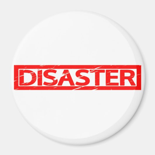 Disaster Stamp Magneet (Voorkant)