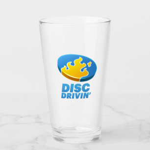 Disc Driving' Glass Tumbler