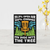 Disc Golf 99,9% Open Air 100% Verander mijn schijf Kaart (Gele Bloem)