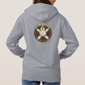 Disc Golf Academy Wapen Hoodie (Achterkant)