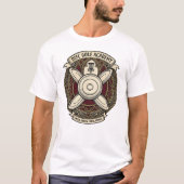 Disc Golf Academy Wapen T-shirt (Voorkant)