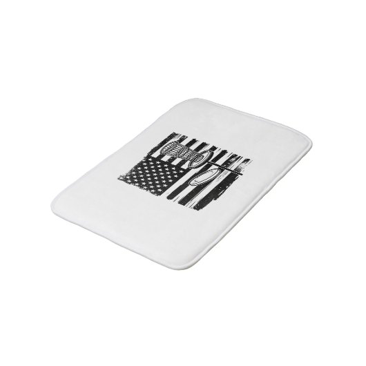 Disc Golf American Flag Badmat (Gekanteld)