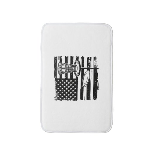 Disc Golf American Flag Badmat (Voorkant Verticaal)