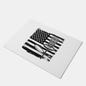Disc Golf American Flag Deurmat (Schuin)
