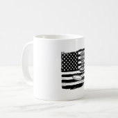 Disc Golf American Flag Koffiemok (Voorkant links)