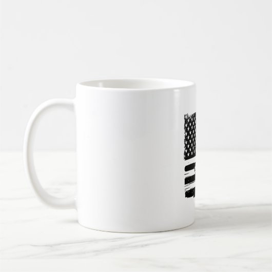 Disc Golf American Flag Koffiemok (Links)