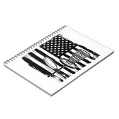 Disc Golf American Flag Notitieboek (Linkerzijde)