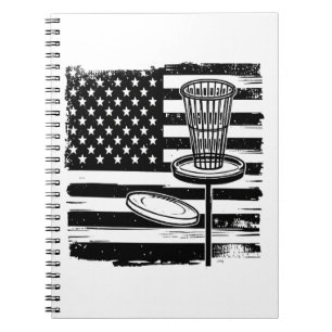 Disc Golf American Flag Notitieboek