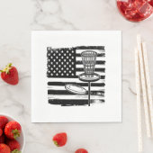 Disc Golf American Flag Servet (Insitu)