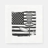 Disc Golf American Flag Servet (Voorkant)
