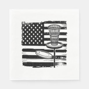 Disc Golf American Flag Servet