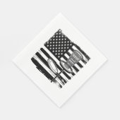 Disc Golf American Flag Servet (Hoek)