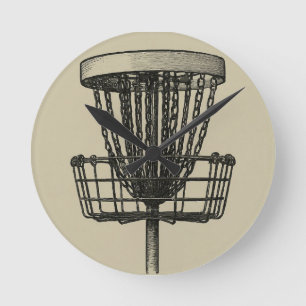 disc golf basket klok