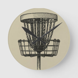 disc golf basket klok