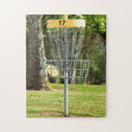 Disc Golf Basket Puzzle Legpuzzel (Verticaal)
